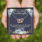 To My Wonderful Granddaughter, Our Hearts Will Always Be Connected / Necklace, Gift from Grandfather, Gift from Grandmother