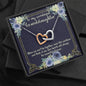 To My Wonderful Granddaughter, Our Hearts Will Always Be Connected / Necklace, Gift from Grandfather, Gift from Grandmother