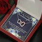 To My Wonderful Granddaughter, Our Hearts Will Always Be Connected / Necklace, Gift from Grandfather, Gift from Grandmother