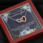 To My Wonderful Granddaughter, Our Hearts Will Always Be Connected / Necklace, Gift from Grandfather, Gift from Grandmother