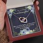To My Wonderful Granddaughter, Our Hearts Will Always Be Connected / Necklace, Gift from Grandfather, Gift from Grandmother