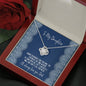Gift for Daughter, Gift from Dad, Love Knot Necklace, To Daughter from Dad, Birthday Gift for Daughter