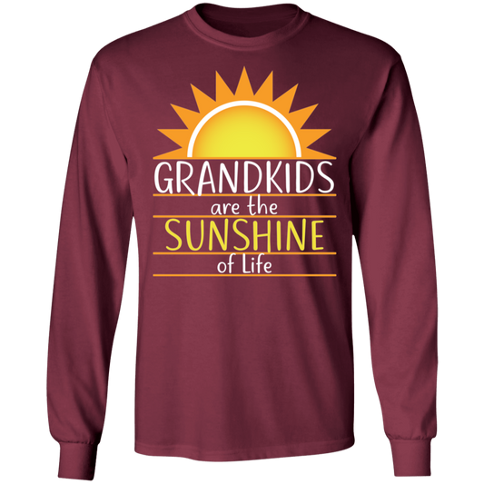 Grandkids are the Sunshine of Life T-Shirts with Short or Long Sleeve