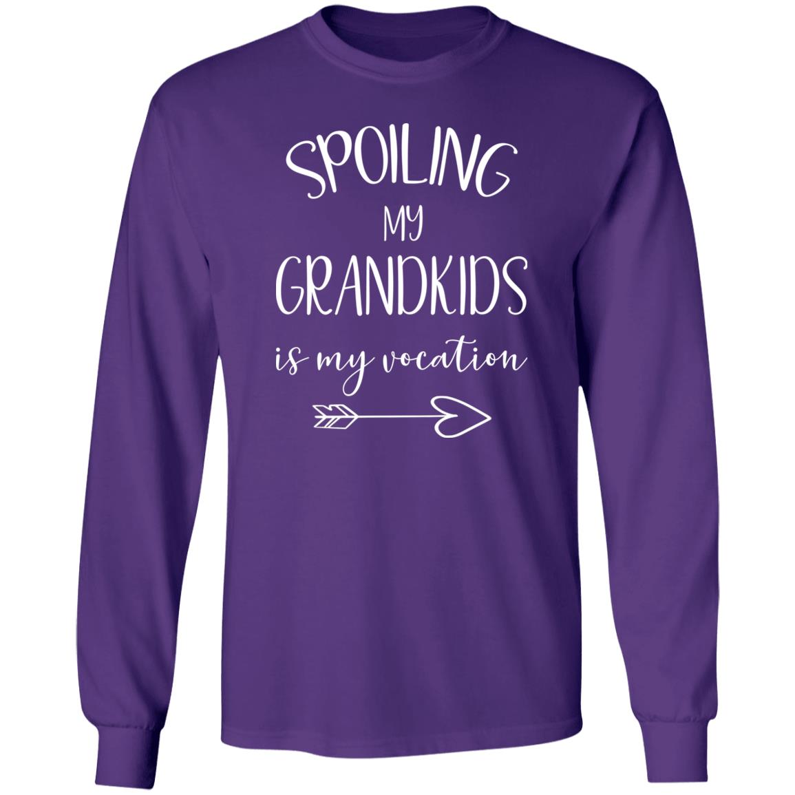 Spoiling My Grandkids is My Vocation T-Shirts with Short or Long Sleeve