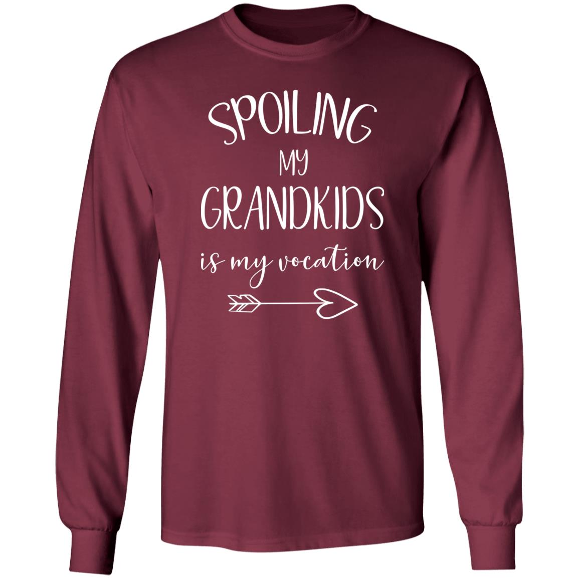 Spoiling My Grandkids is My Vocation T-Shirts with Short or Long Sleeve