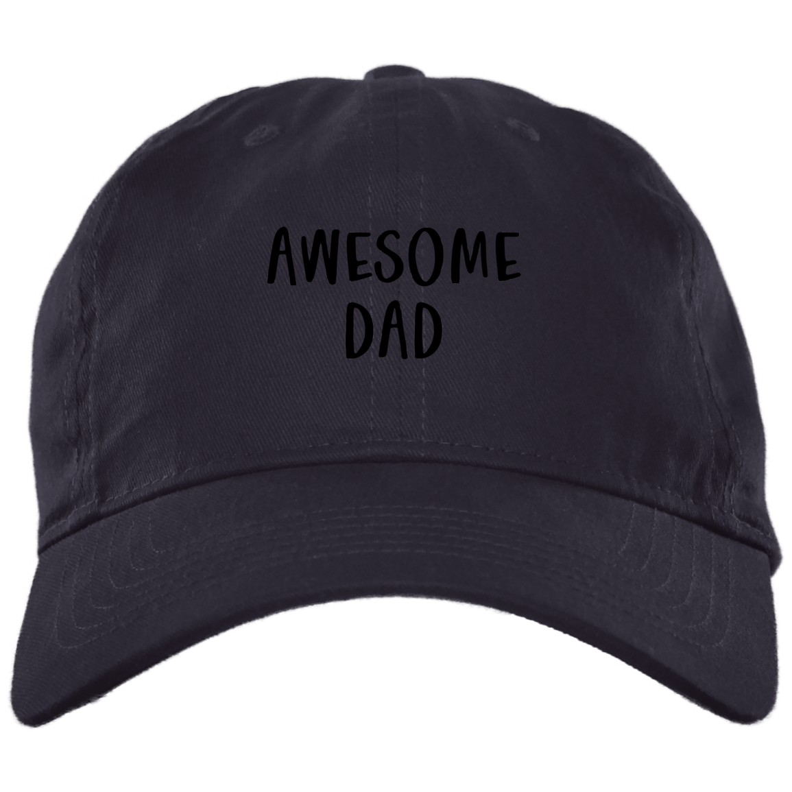 Awesome Dad Brushed Twill Unstructured Dad Cap