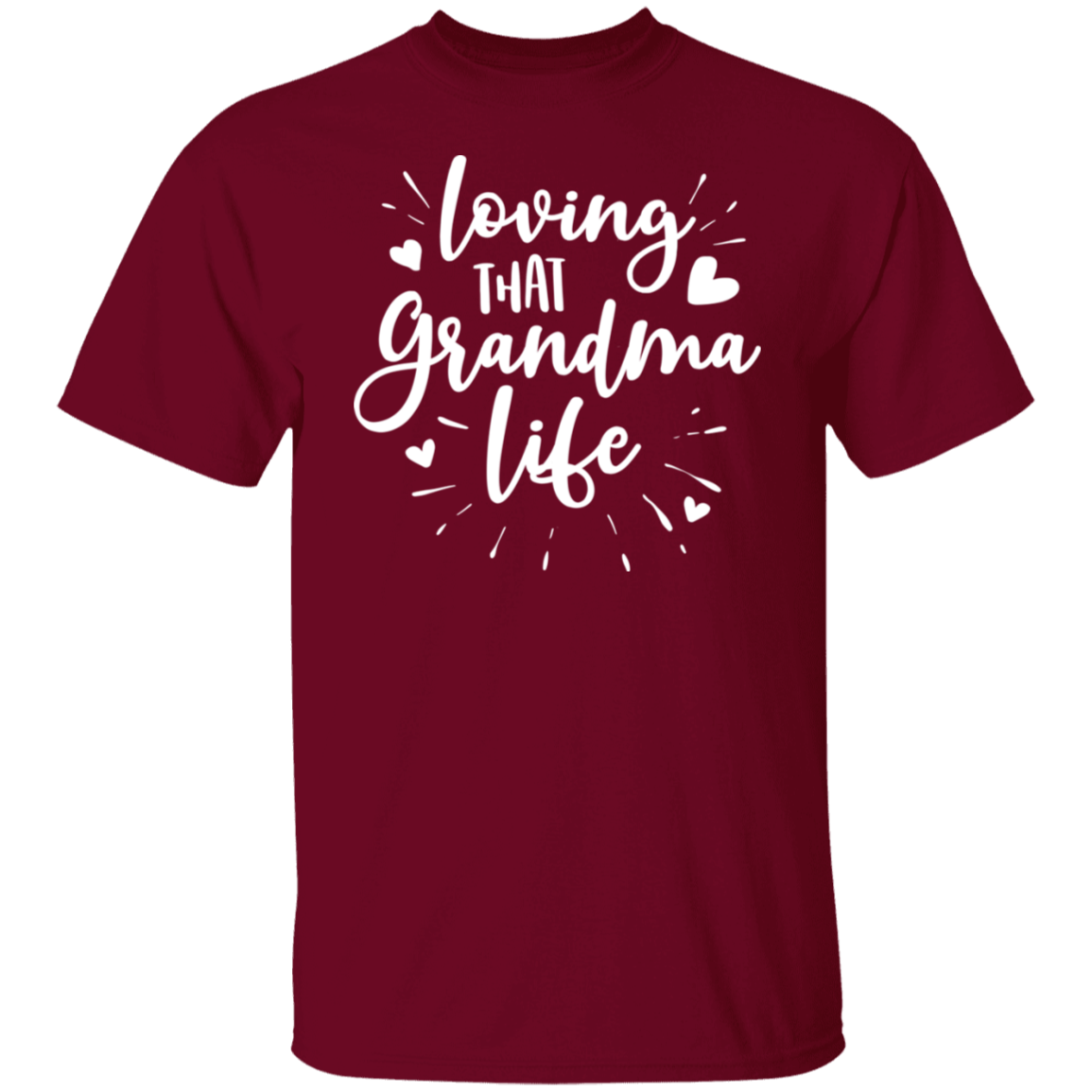 Loving That Grandma Life T-Shirts with Short or Long Sleeve