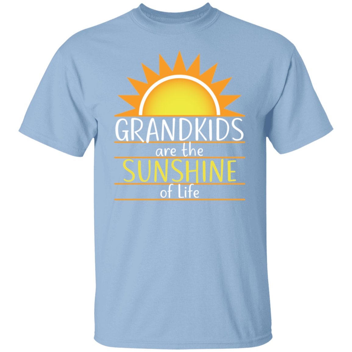 Grandkids are the Sunshine of Life T-Shirts with Short or Long Sleeve