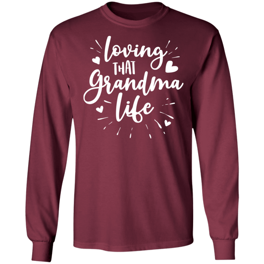 Loving That Grandma Life T-Shirts with Short or Long Sleeve