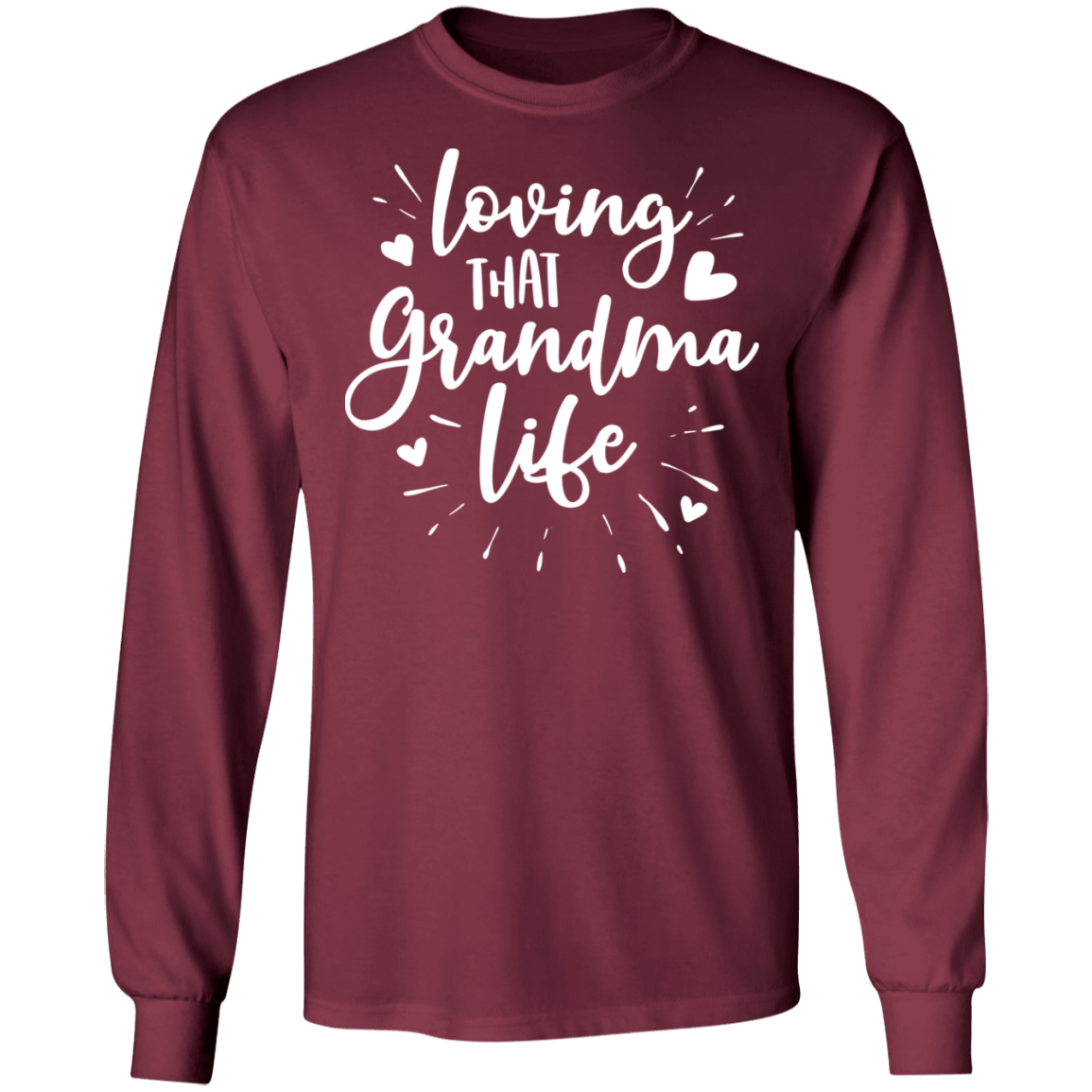 Loving That Grandma Life T-Shirts with Short or Long Sleeve