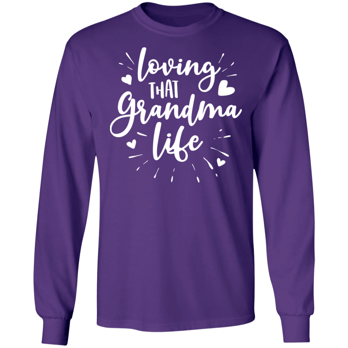 Loving That Grandma Life T-Shirts with Short or Long Sleeve