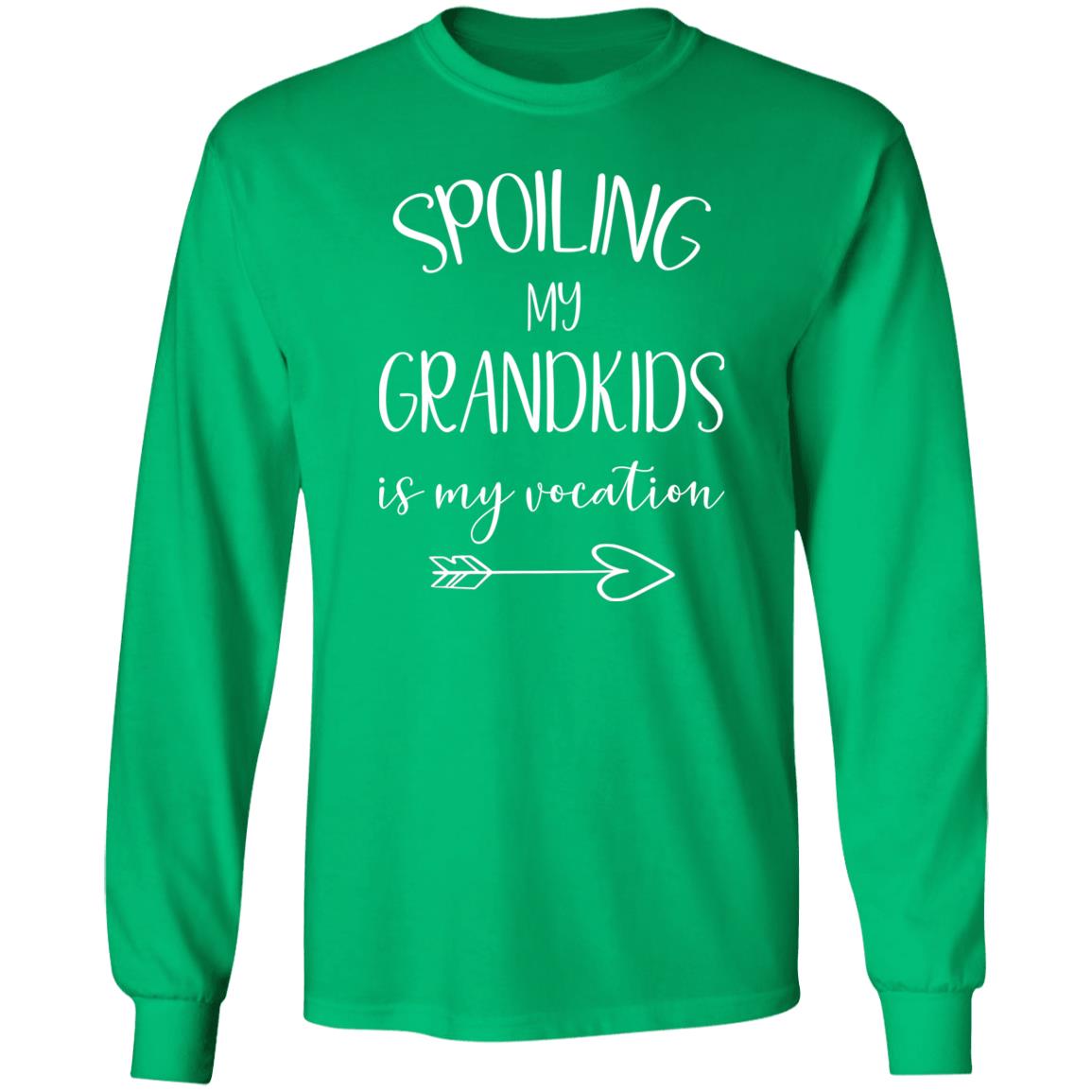 Spoiling My Grandkids is My Vocation T-Shirts with Short or Long Sleeve