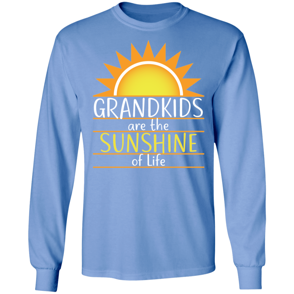 Grandkids are the Sunshine of Life T-Shirts with Short or Long Sleeve