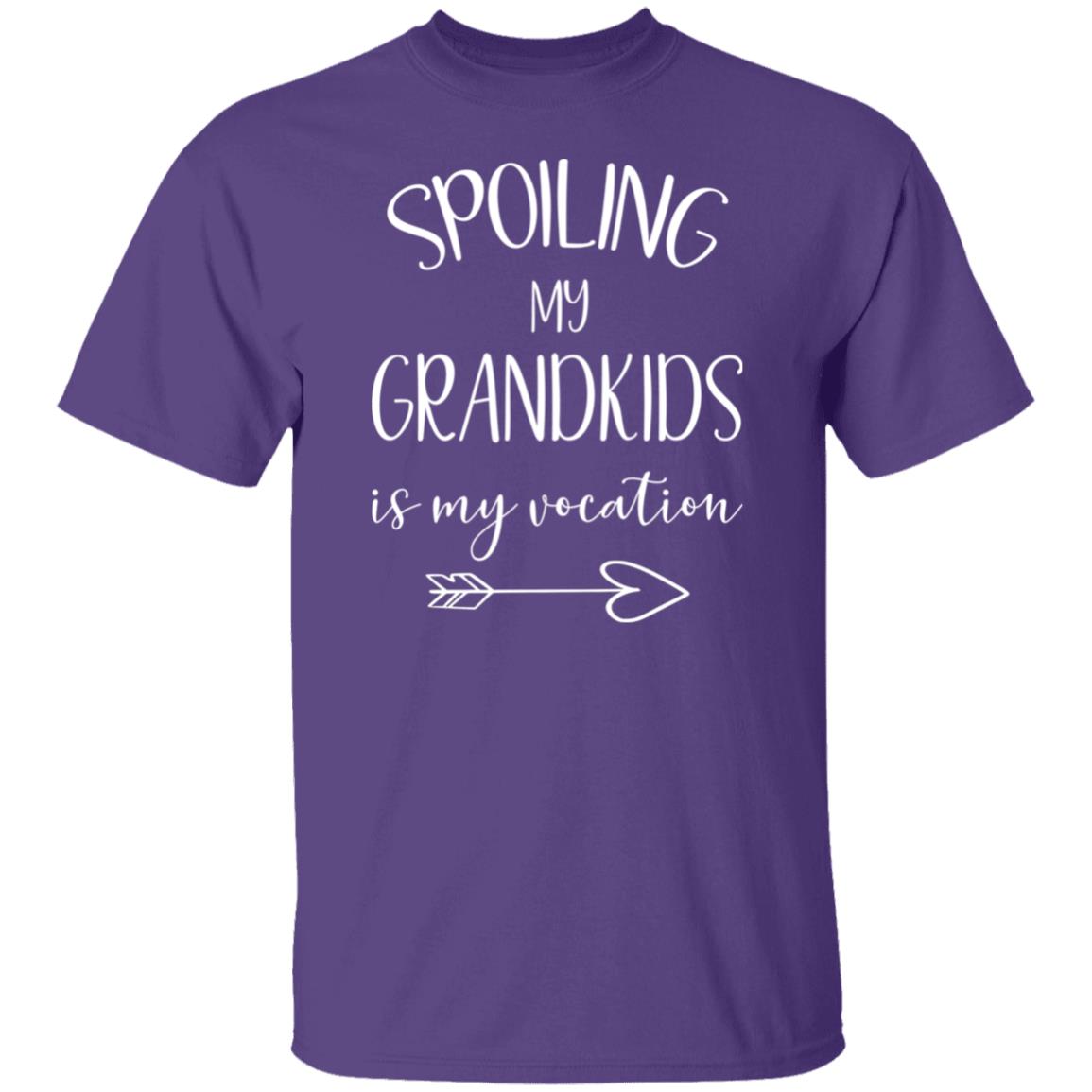 Spoiling My Grandkids is My Vocation T-Shirts with Short or Long Sleeve