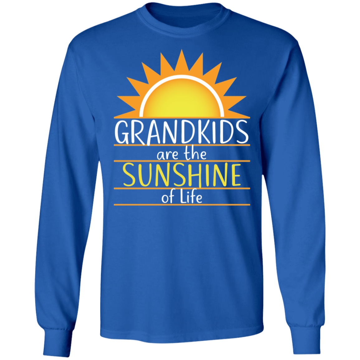 Grandkids are the Sunshine of Life T-Shirts with Short or Long Sleeve