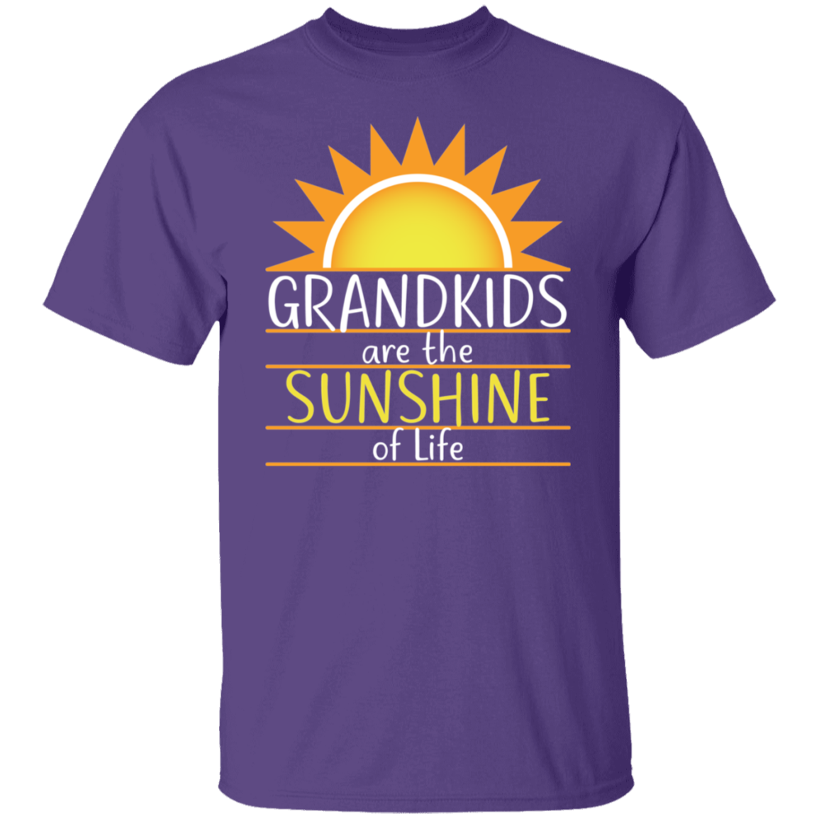 Grandkids are the Sunshine of Life T-Shirts with Short or Long Sleeve