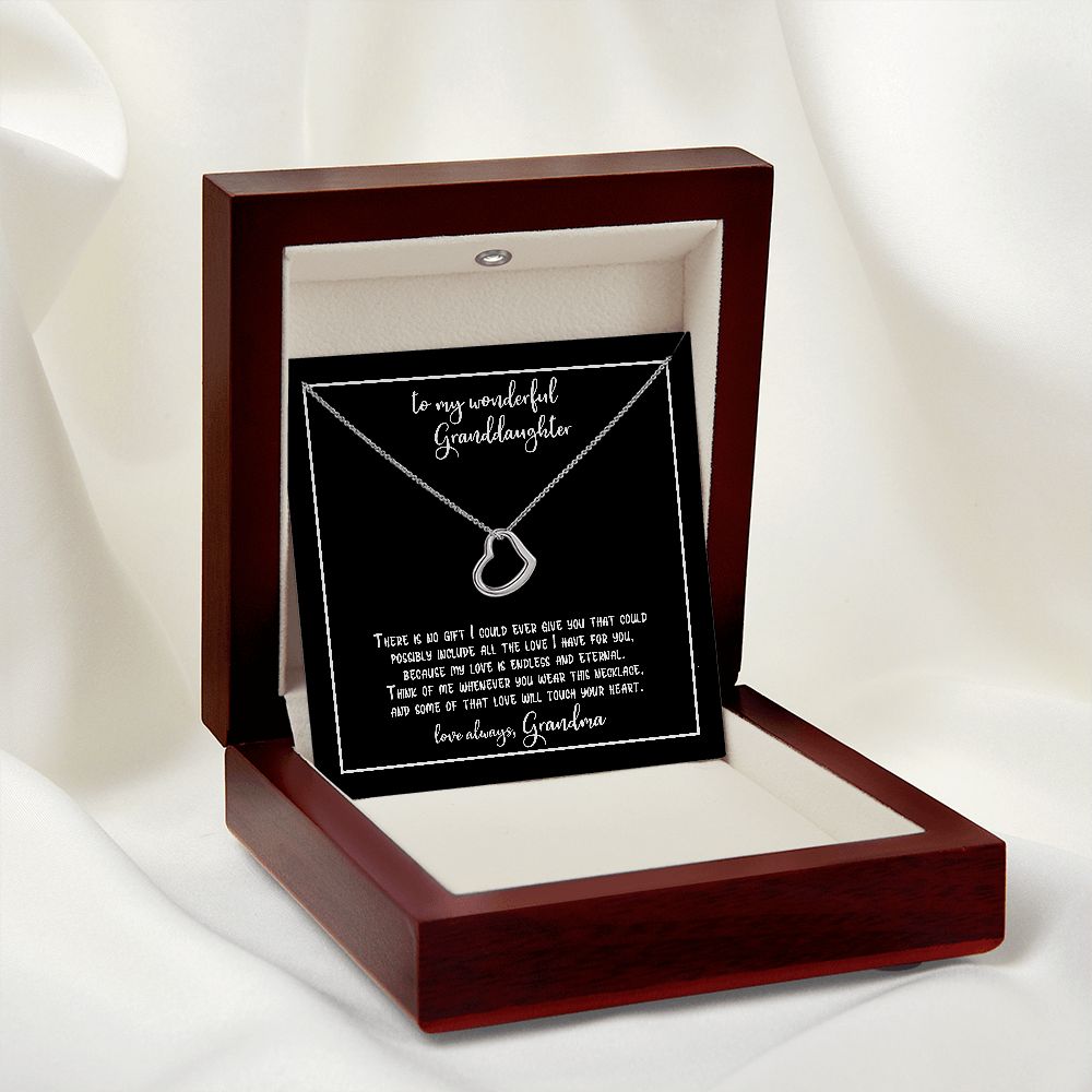 To My Wonderful Granddaughter from Grandma - My Love is Endless