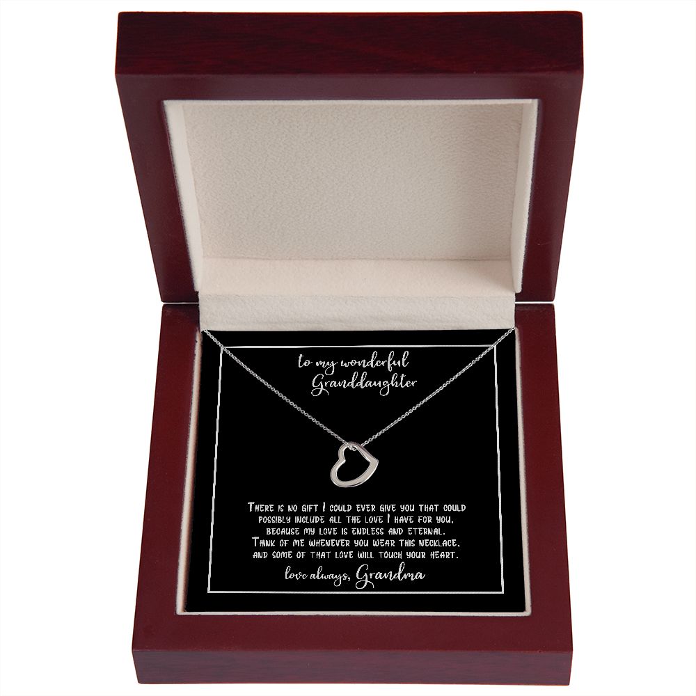 To My Wonderful Granddaughter from Grandma - My Love is Endless