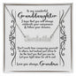 Granddaughter - Let Your Light Shine! - from Grandma - Personalized Name Necklace