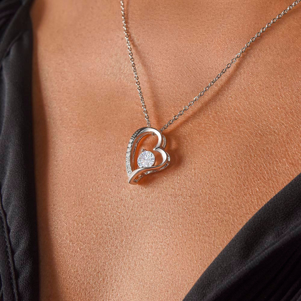 First Mother's Day Gift from Baby, Heart Necklace, Gift for New Mom