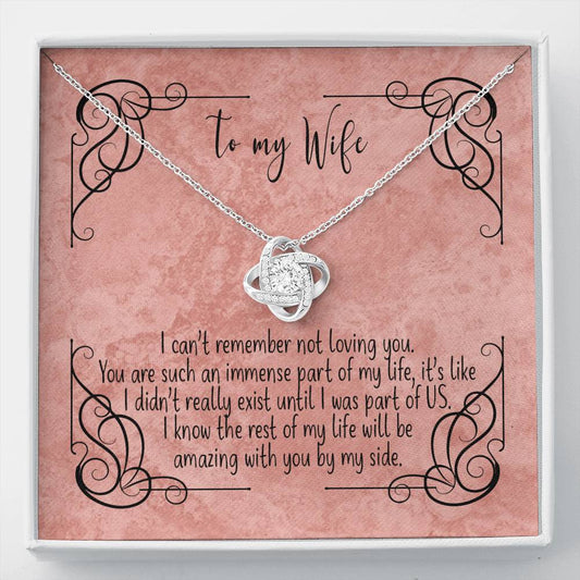 To My Wife - My Life Will Be Amazing with You By My Side - Necklace
