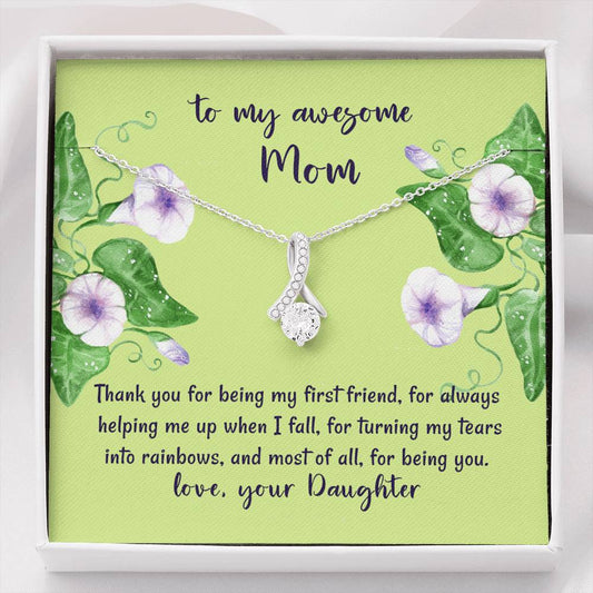 Daughter to Mom - Thank You for Being You - Necklace