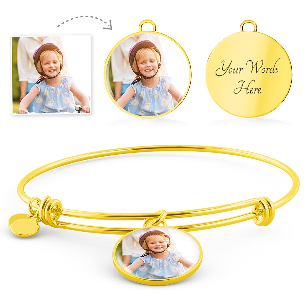 Add Your Photo to this Bangle Bracelet!